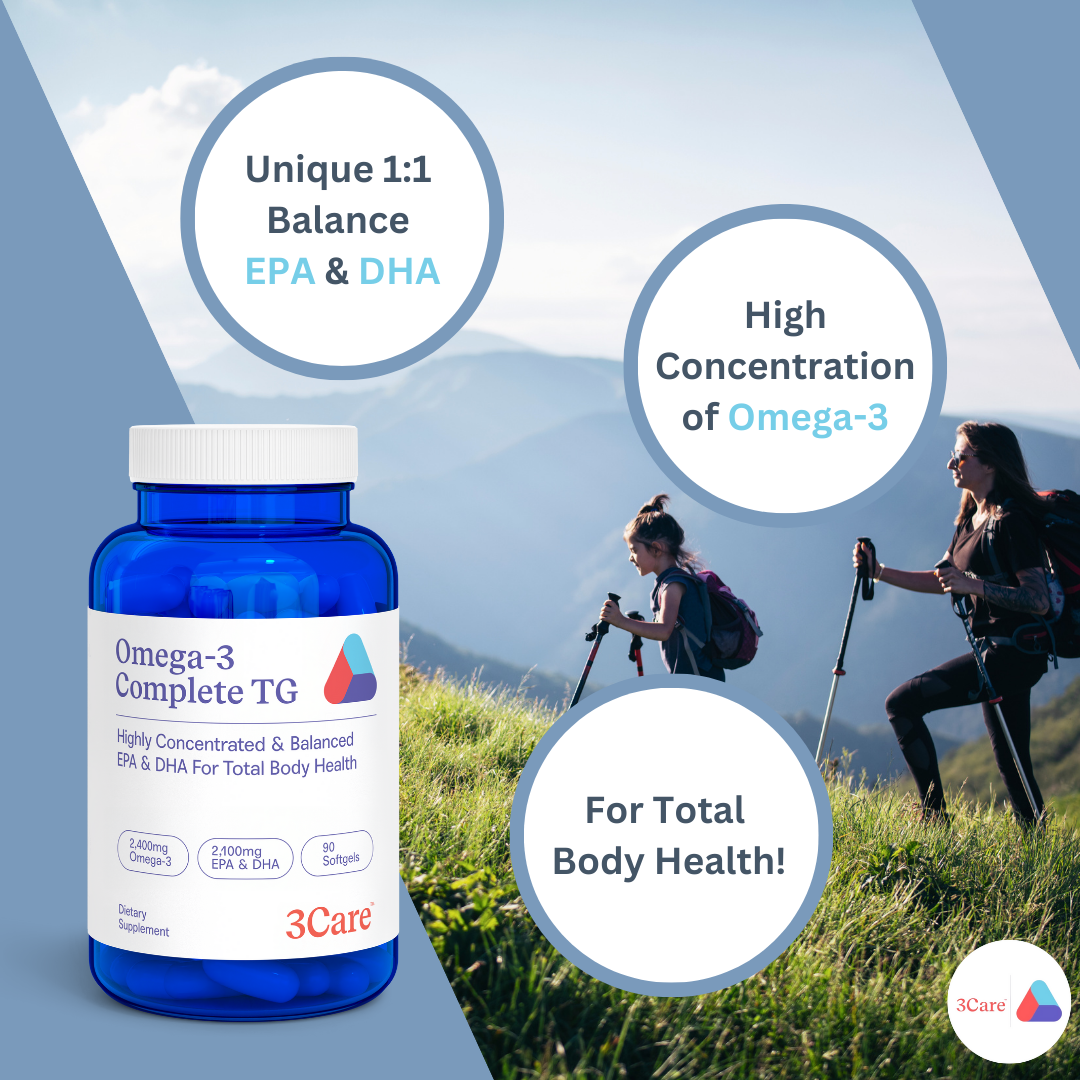 Omega-3 Complete TG: Balanced 1:1 EPA & DHA