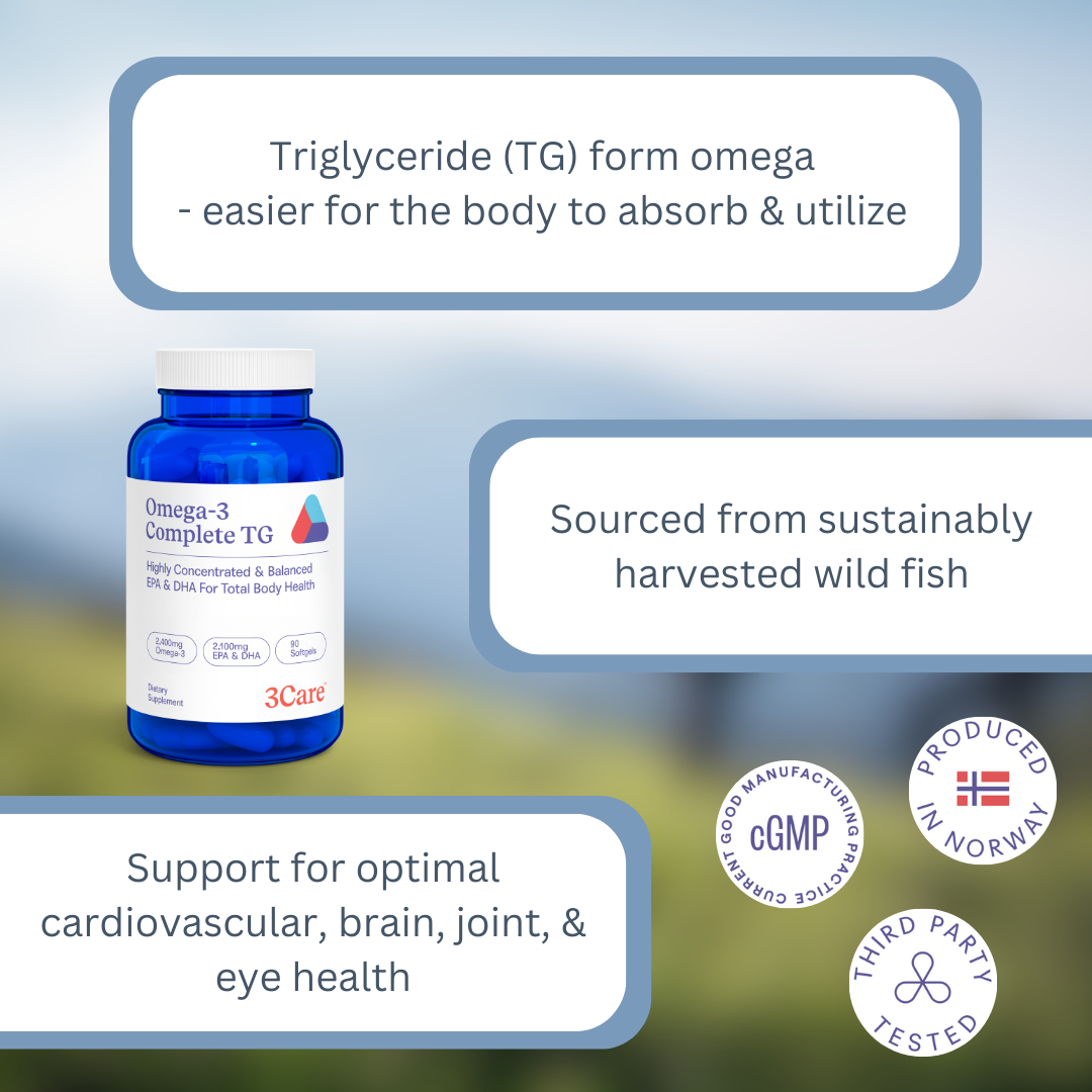 Omega-3 Complete TG: Balanced 1:1 EPA & DHA