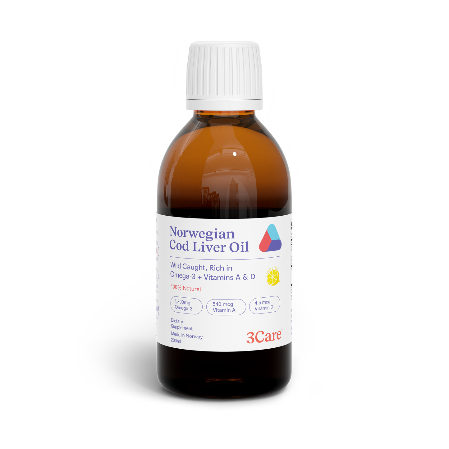 Norwegian Cod Liver Oil |CLO with Natural Vitamins A & D