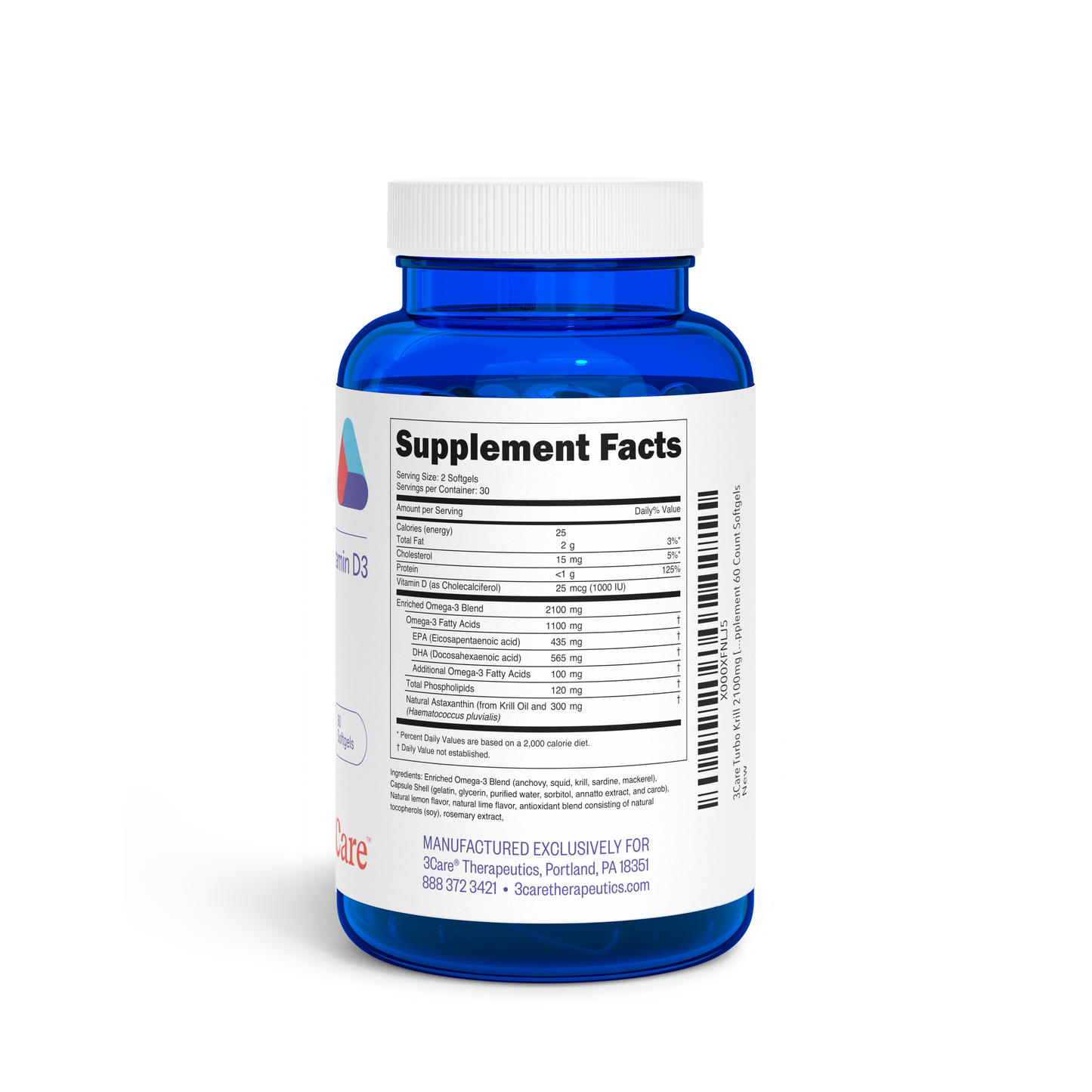 Turbo Krill + Vitamin D3 (BACK IN STOCK ETA 11/14)