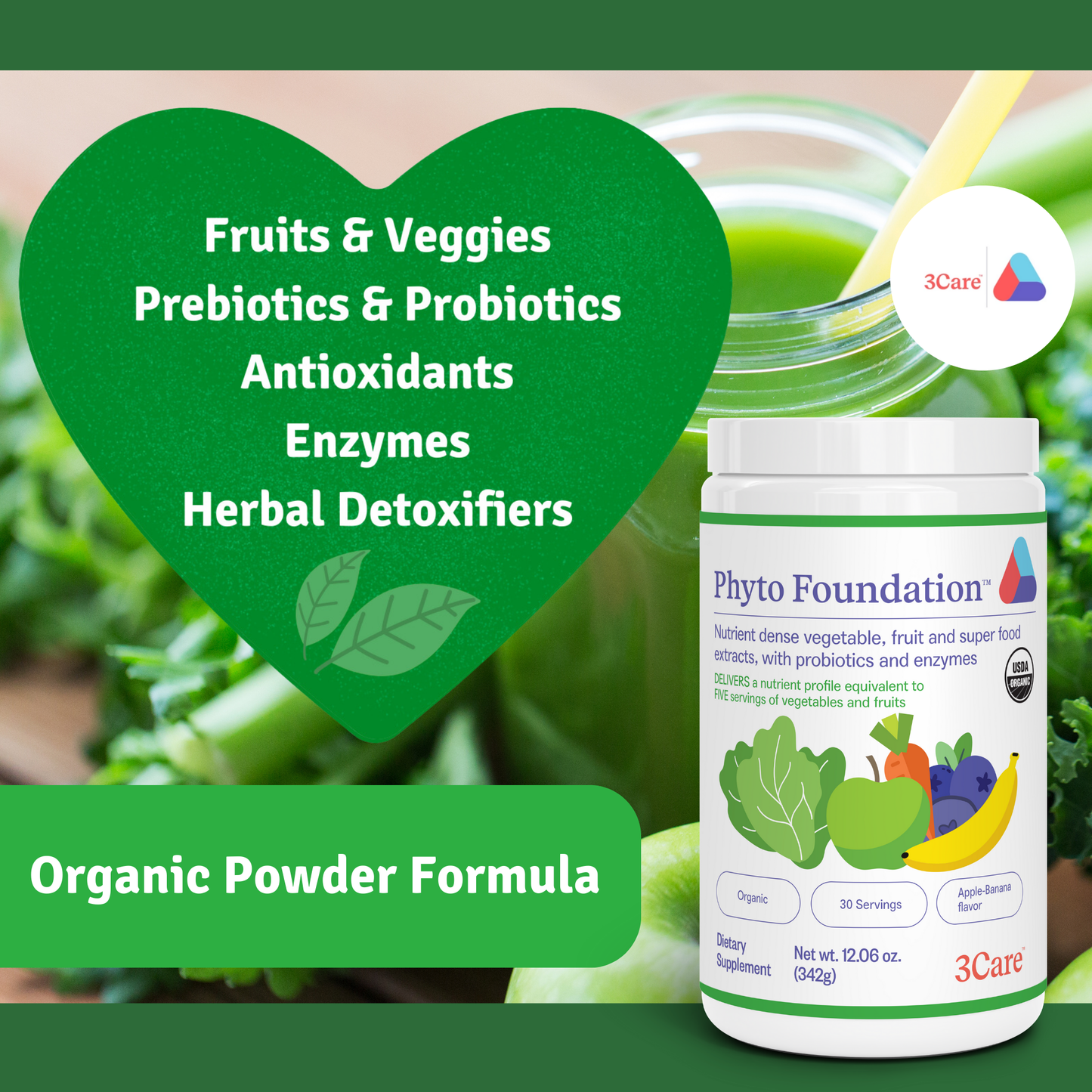 Phyto Foundation - Organic Greens Formula